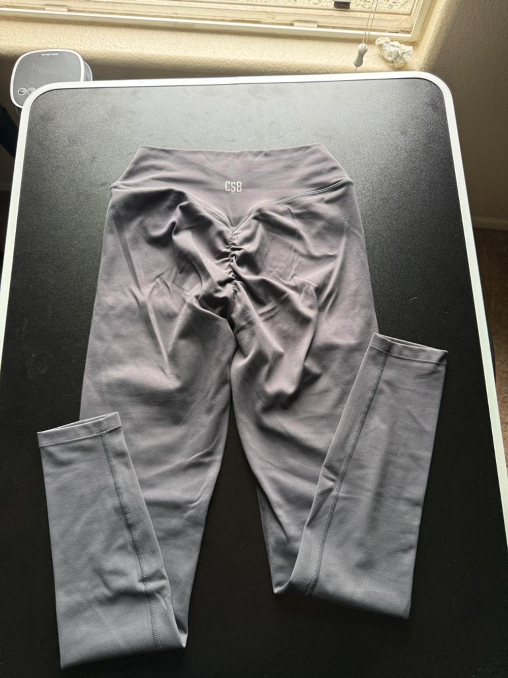 Crop Shop Boutique Gray Scrunch-Back Leggings